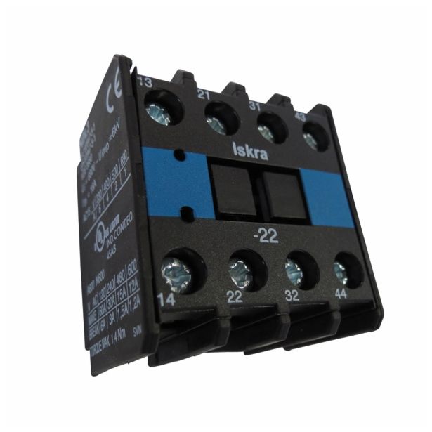 MOČNOSTNI KONTAKTOR ISKRA-MIS NDL3-22 ENOTA NATIČNA 4P ZA KNL22,KNL30