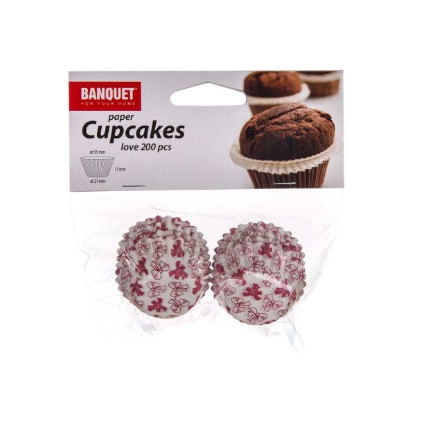 MODEL ZA OBLIKOVANJE BANQUET KOŠARICE ZA MUFFINE 200/1 LOVE
