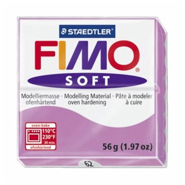 MODELIRNA MASA, PLASTELIN FIMO SOFT 62, SIVKA 56 G