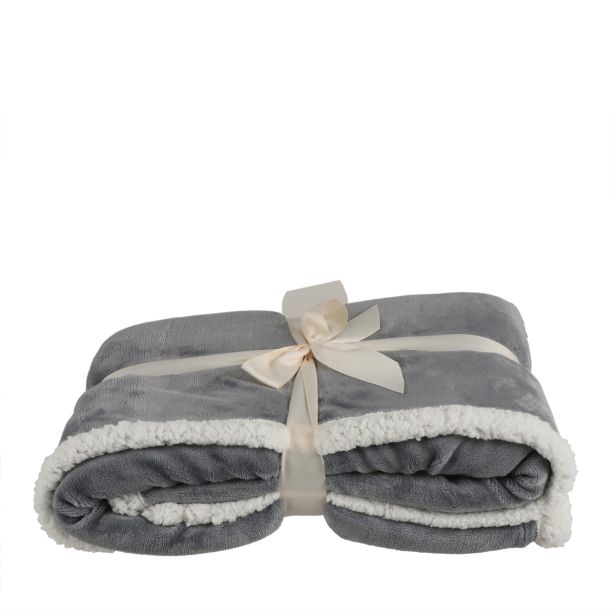 DEKORATIVNA ODEJA HOUSE OF SEASONS MODRA 170X130 CM