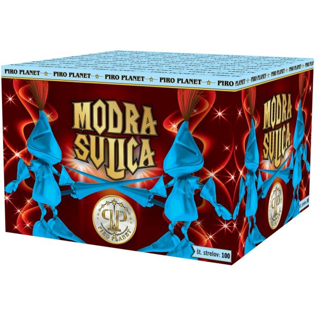 BATERIJA PIRO PLANET MODRA SULICA 900 G / KAT. F3