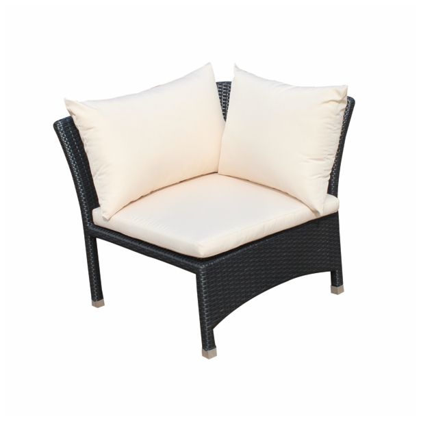 GARNITURA UMETNI RATAN BIVA MODUS 5-DELNA, BEŽ BLAZINE