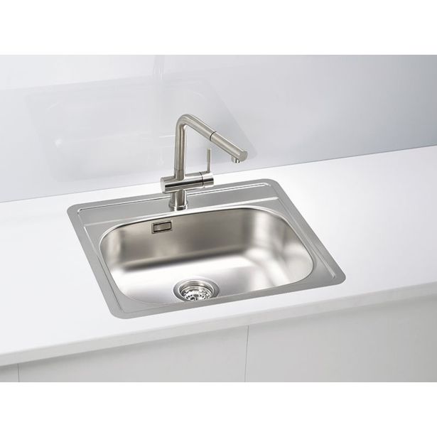 NERJAVNO POMIVALNO KORITO ALVEUS MORE 10, NAT 560X500 MM