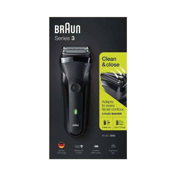 MOŠKI BRIVNIK BRAUN 3-300 BLACK