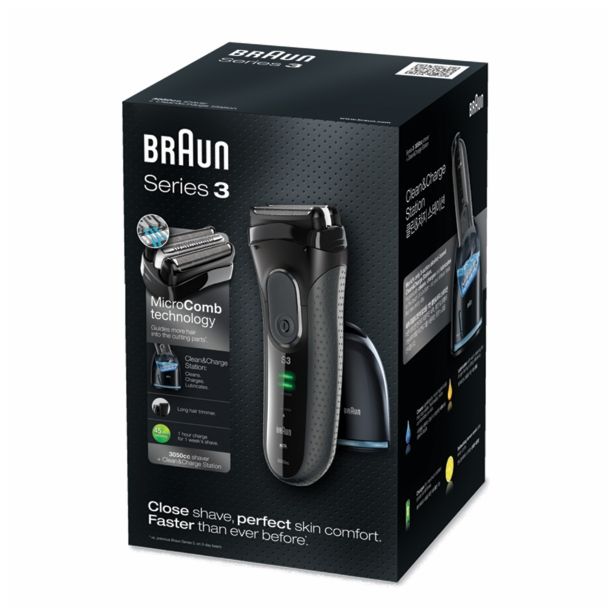 MOŠKI BRIVNIK BRAUN 3-3050 CC GRAY