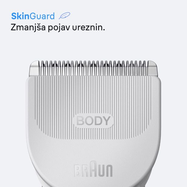 MOŠKI UREJEVALNIK BRAUN ZA TELO BG3500 +2 NASTAVKA