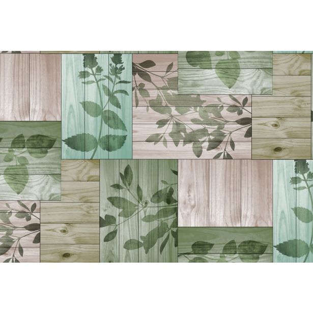 PRT NA ROLI NESE MOTIV LESA ZELEN ŠIRINA 140 CM