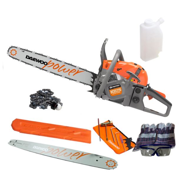 MOTORNA VERIŽNA ŽAGA DAEWOO POWER PRODUCTS BENCINSKI 52CC, 18", 2.1KW/2.9HP