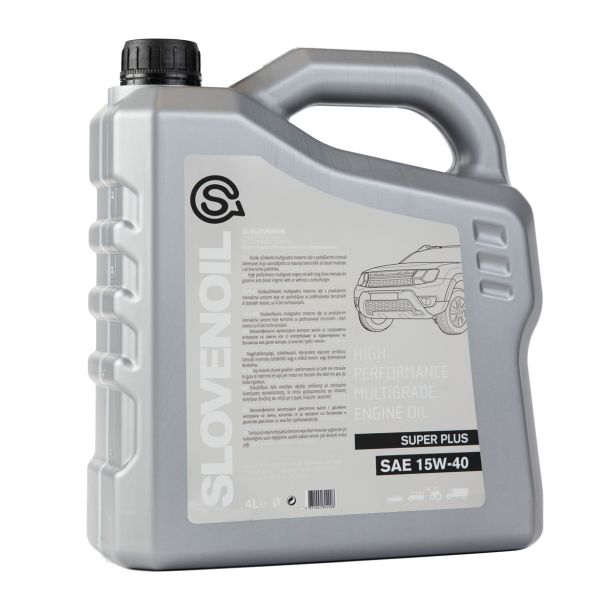 MAZIVA IN TEKOČINE SLOVENOIL SUPER PLUS SAE 15W-40 4L