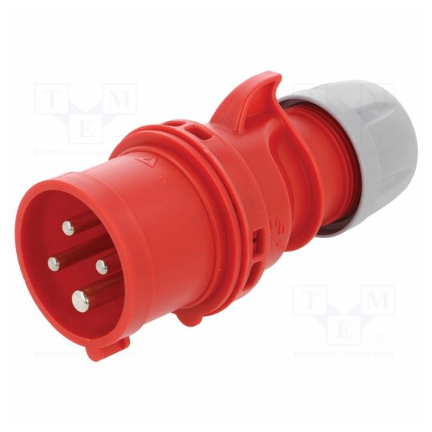 MOTORSKI VTIKAČ PCE 4X16A 400V TWIST IP44