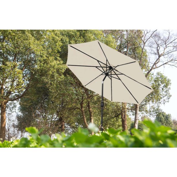 MQ SENČNIK, BEŽ Z LED LUČKAMI