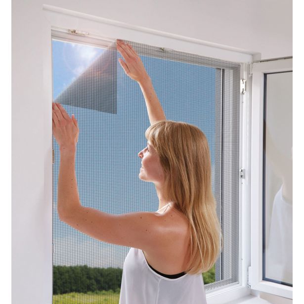 SCHELLENBERG ZAŠČITNA MREŽA PROTI INSEKTOM ZA OKNO 100X130 CM ANTRACIT