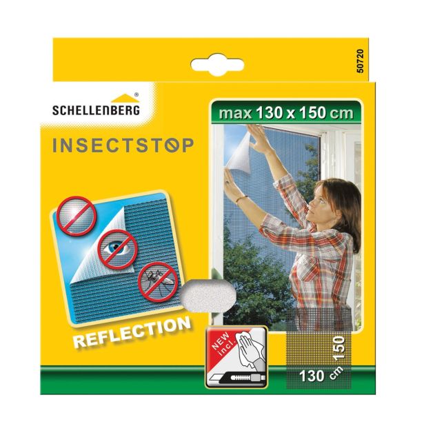 SCHELLENBERG ZAŠČITNA MREŽA PROTI INSEKTOM REFLECTION 130X150 CM ANTRACIT