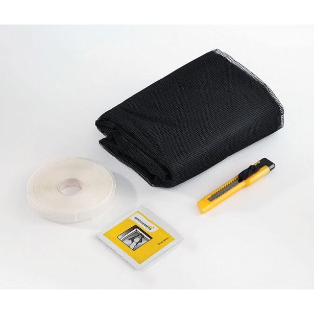 SCHELLENBERG ZAŠČITNA MREŽA PROTI INSEKTOM Z ZADRGO 150X180 CM ANTRACIT