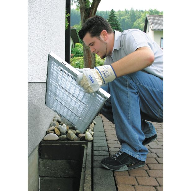 SCHELLENBERG ZAŠČITNA MREŽA ZA SVETLOBNE JAŠKE 50X125 CM, ALUMINIJ, BREZ OKVIRJA