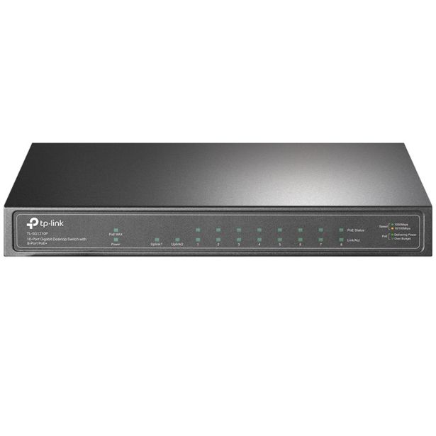 MREŽNI USMERNIK (ROUTER) TP-LINK LAN 10 POR T TL-SG1210P GIGA 8X POE