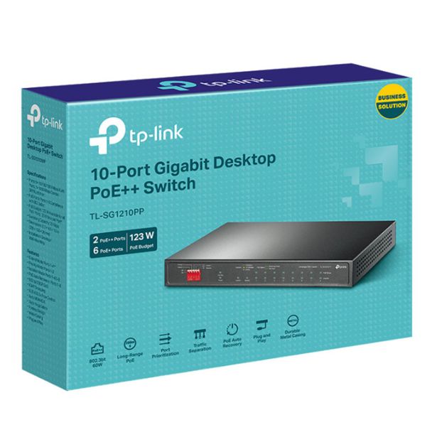 MREŽNI USMERNIK (ROUTER) TP-LINK LAN 10 POR T TL-SG1210PP 10X GIGA 6X
