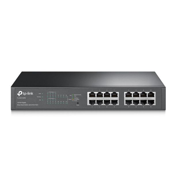 MREŽNI USMERNIK (ROUTER) TP-LINK LAN 16 POR T TL-SG1016PE V2 GIGA 8 P