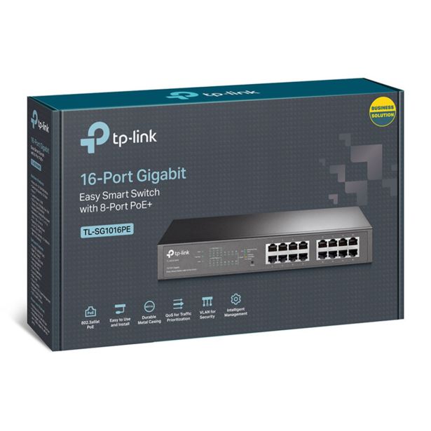 MREŽNI USMERNIK (ROUTER) TP-LINK LAN 16 POR T TL-SG1016PE V2 GIGA 8 P