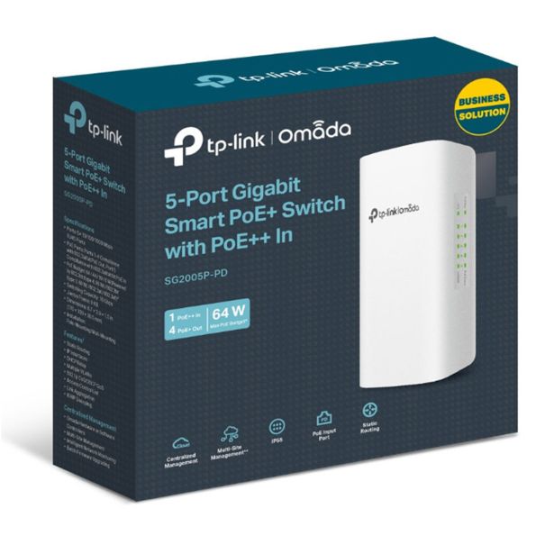 MREŽNI USMERNIK (ROUTER) TP-LINK LAN 5 PORT SG2005P-PD GIGABIT 1XIN 4