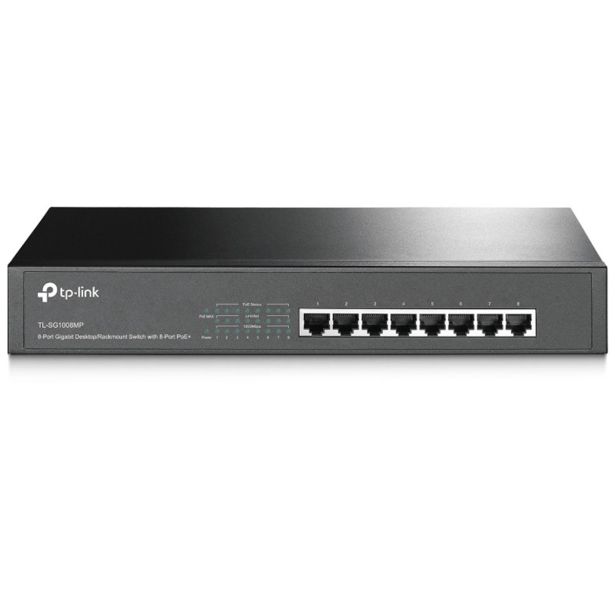 MREŽNI USMERNIK (ROUTER) TP-LINK LAN 8 PORT TL-SG1008MP GIGA POE+ RAC