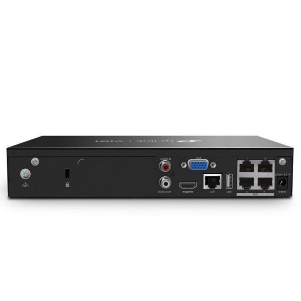 MREŽNI USMERNIK (ROUTER) TP LINK MINI VIGI NVR1004H-4P- 2TB 4CHANNEL 4K 4XPOE USB