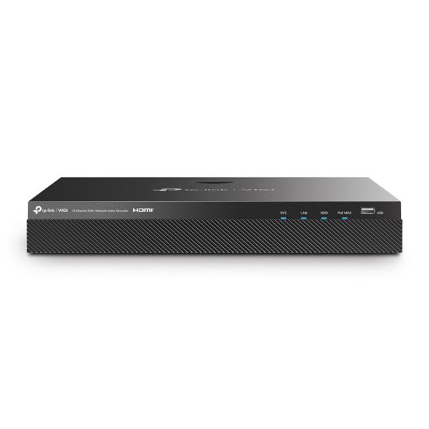 MREŽNI USMERNIK (ROUTER) TP LINK MINI VIGI NVR2016H-16P 16 CHANNEL 4K 16XPOE USB/H