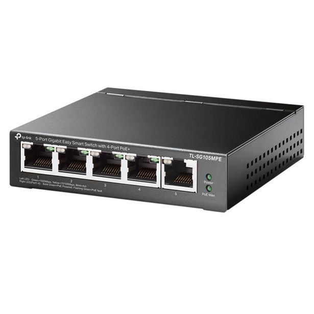 MREŽNI USMERNIK (ROUTER) TP-LINK SWITCH LAN 5 PORT SG105MPE GIGA 4XPOE+