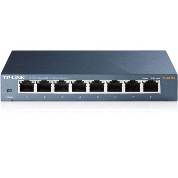MREŽNO STIKALO (SWITCH) TP-LINK SG108 8 PORT
