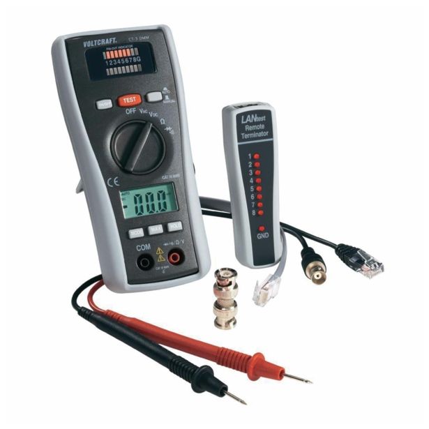 MULTIMETER LIKAVEC CT-3 DMM TESTER KABLOV BNC RJ11 RJ45 AC/DC 600V