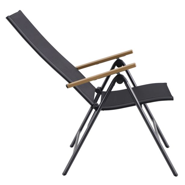 KOVINSKI STOL NATERIAL ORIS 67X58X110 T.SIV ALU, ZLOŽLJIV