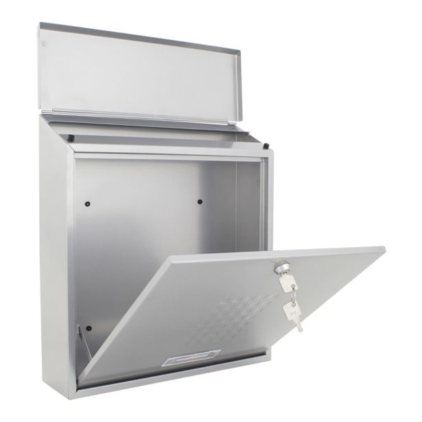 NABIRALNIK ROTTNER BOLZANO SREBRN 400X365X115MM