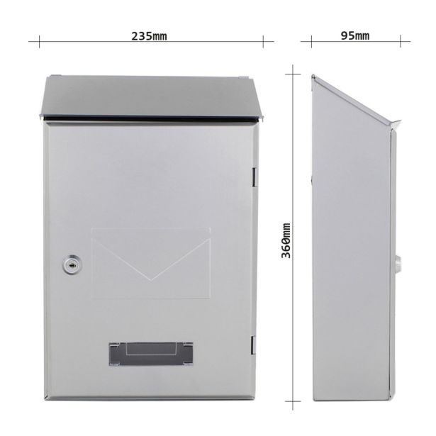 NABIRALNIK ROTTNER PISA SREBRN 360X235X95MM