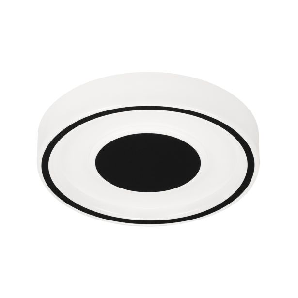 NADGRADNA STROP. SVETILKA BRILONER LED BRICKS 18WM NW ČRN, FI=385MM