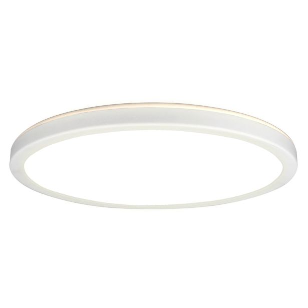 NADGRADNA STROP. SVETILKA E2 TWICE 18W WW S SENZORJEM OKROGLA, BELA, IP44