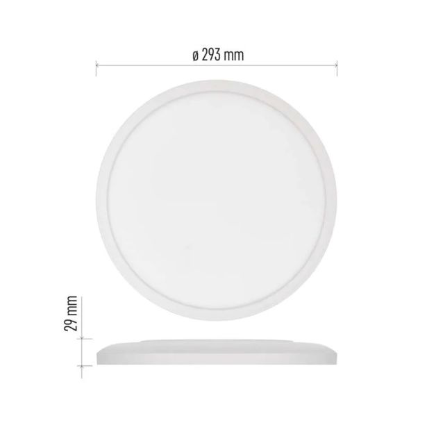 NADGRADNA STROP. SVETILKA EMOS LED OKR. PANEL FLORI 18W 1800LM NW IP20 W