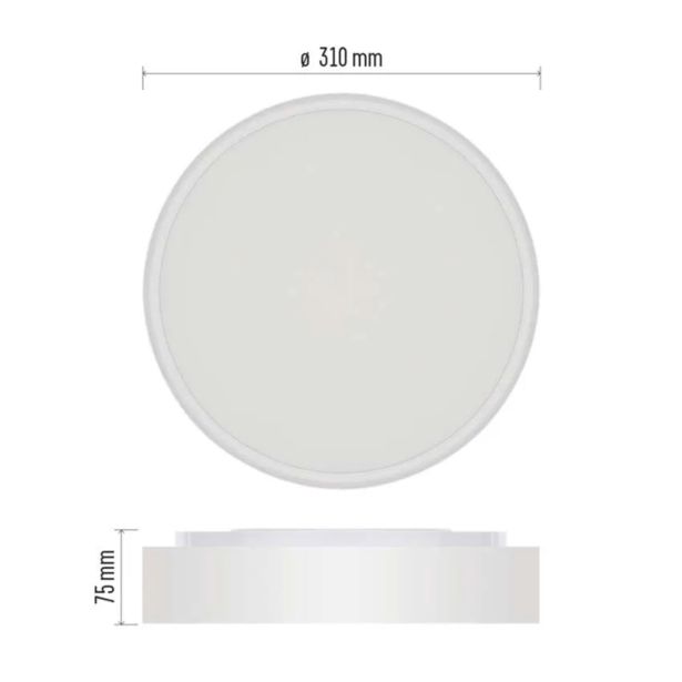 NADGRADNA STROP. SVETILKA EMOS LED PANEL RORI 17W 1400LM IP20 CCT W