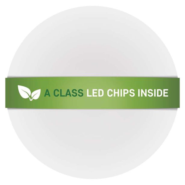 NADGRADNA STROP. SVETILKA EMOS TIVI OKROGLA BELA 8.6W IP44