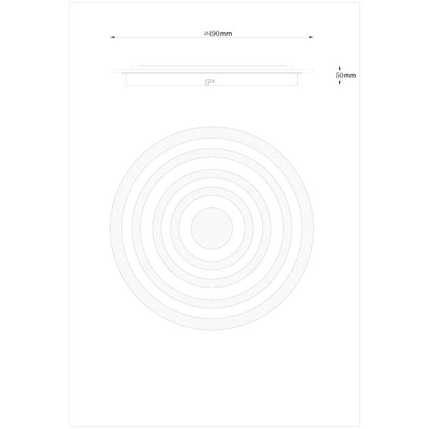 NADGRADNA STROP. SVETILKA GLOBO ALOIS 40W WW