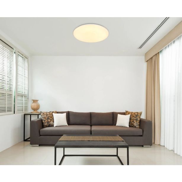 NADGRADNA STROP. SVETILKA GLOBO ECLYPSE KOVINSKA BELA