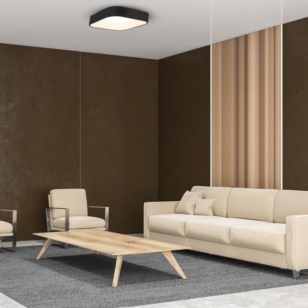 NADGRADNA STROP. SVETILKA MILAGRO ASTRO ČRNA 24W LED ML6356