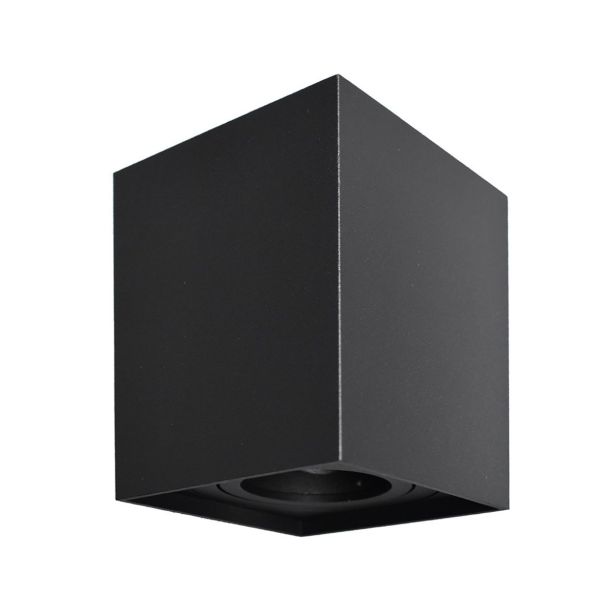 NADGRADNA STROP. SVETILKA MILAGRO BIMA ČRNA 1XGU10 ML7013 KVADRATNA