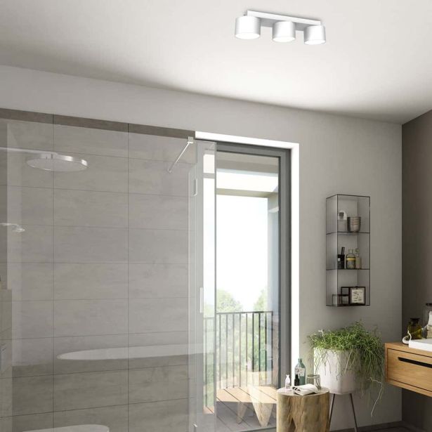 NADGRADNA STROP. SVETILKA MILAGRO DIXIE BELA 3XGX53 MLP7540