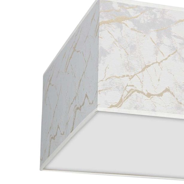 NADGRADNA STROP. SVETILKA MILAGRO SENSO BELA 2XE27 MLP7303 KVADRATNA