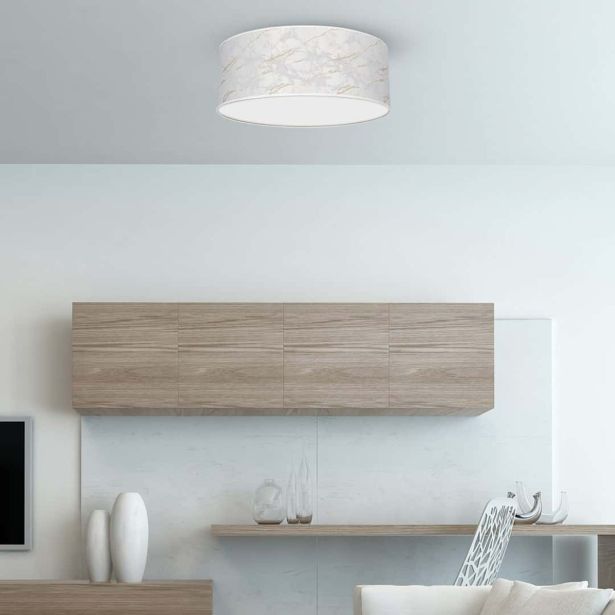 NADGRADNA STROP. SVETILKA MILAGRO SENSO BELA 3XE27 MLP7307 50CM OKROGLA