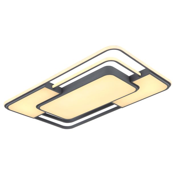 NADGRADNA STROP. SVETILKA NIRRA 60W CCT, DIM GRAFITNO SIVA