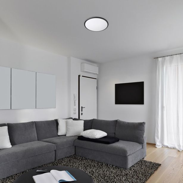 NADGRADNA STROP. SVETILKA RABALUX ENGON 18W D27CM ČRNA