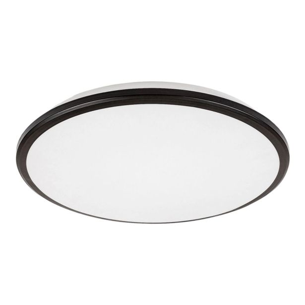 NADGRADNA STROP. SVETILKA RABALUX ENGON 23W D38CM ČRNA