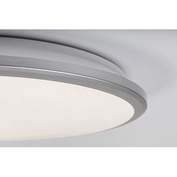 NADGRADNA STROP. SVETILKA RABALUX ENGON 45W D48CM SREBRNA