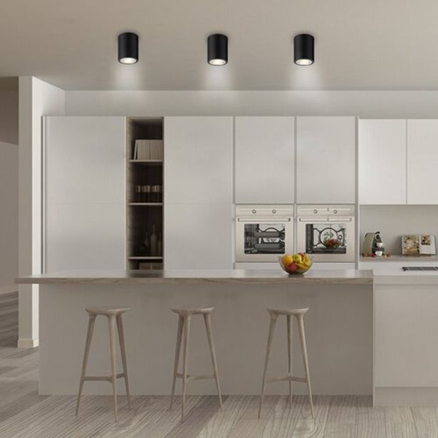 NADGRADNA STROP. SVETILKA RABALUX KOBALD E27 1X25W D9CM ČRNA